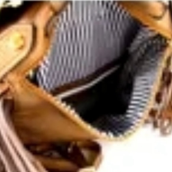 NWT Leopard Moto Jacket Fringe Backpack Handbag - Picture 3 of 8